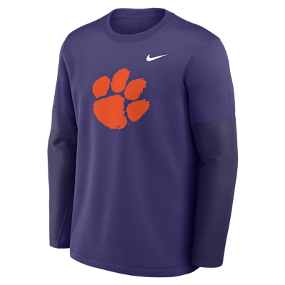 Clemson Sideline Coach Men's Nike Therma-FIT College Long